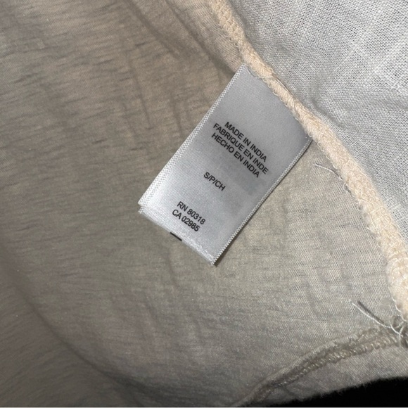 Lucky Brand Small Women’s Mixed Media Short Sleeve Cotton light Peach color - Picture 5 of 5